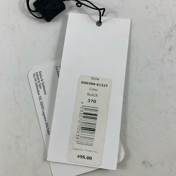 Dolce & Gabbana Women’s 37/7 Black Leather Italian Designer Ankle Booties SALE - Picture 12 of 15